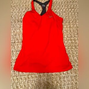 Orange Nike Drifit Tank with Built in Bra, Size Small, New